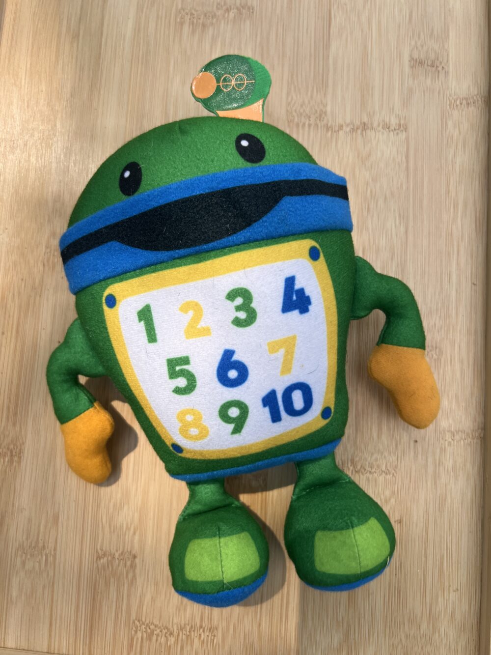 Team Umi Zoomi 9" 2011 Green Robot Plush Toy