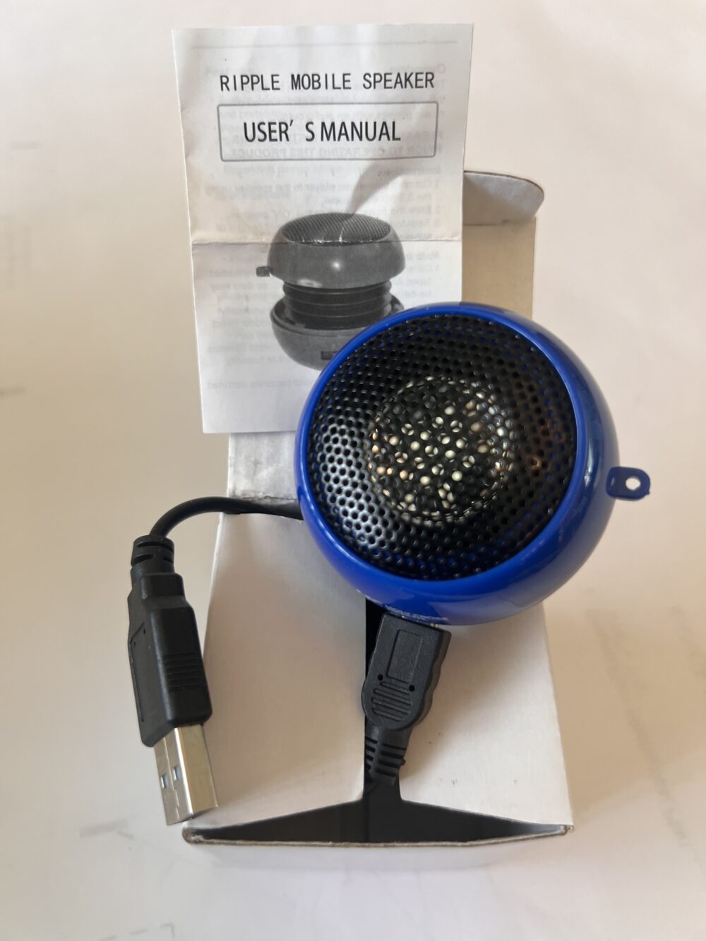 Ripple Mobile Speaker| Color Blue |