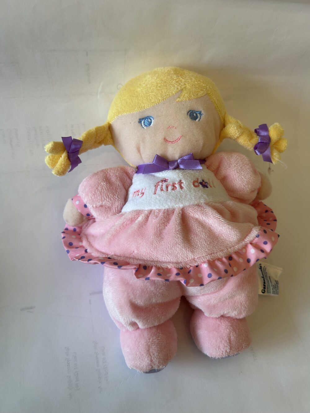 GARANIMALS Baby Doll Pink Push Toy