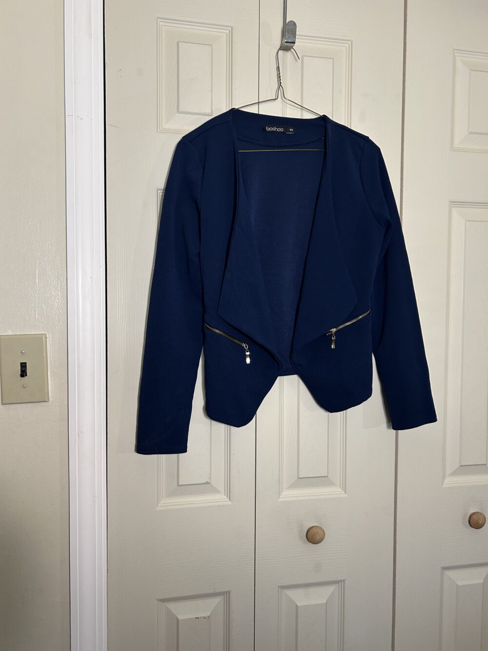 Blue Blazer | Boohoo | Size M/L